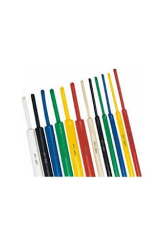 Makaron Isı İle Daralan Boru 9,5Mm Çap 3/8 Inc Siyah 5 M