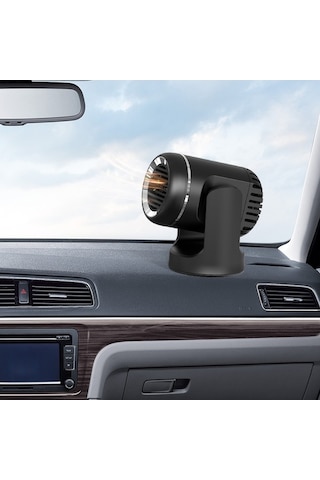 Dancemonkey 12v Araç Isıtıcı Buz Çözme Ve Hava Temizleyici Siyah Buğu Çözücü