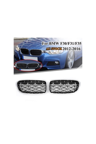 Bmw 3 Serisi F30 Ön Panjur Böbrek Diamond Model Oem