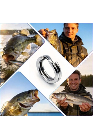 Nt Swivel Tenmouth Hyper Ring Gt Paslanmaz Split Ring No: 3