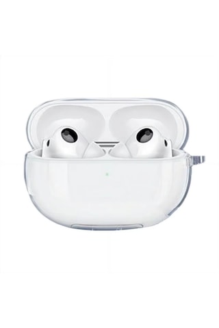Forzacase Huawei Freebuds Pro 5 İle Uyumlu Şeffaf Anahtar Askılıklı Bluetooth Kulaklık Kılıfı - Fc927