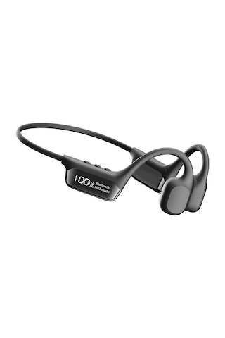 34g Hafif Kemik İletimli Kulaklık, 32gb Mp3/flac Desteği, Ipx8 Su Geçirmez, Spor Siyah