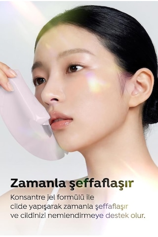 Dermal Seoul Face Gül Pdrn Onarıcı Glow Işıltı Veren Eriyen Kore Maskesi Hidrojel Maske 34 Gr 2 Adet