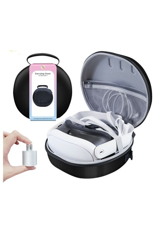 Oculus Quest 3 Vr Taşınabilir Fermuarlı Saklama Çantası Vr Kask S