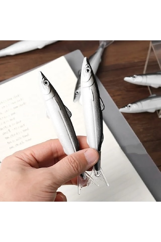 Deus Lıght Balık Kalem Seti 4 Adet 295470494 Gri