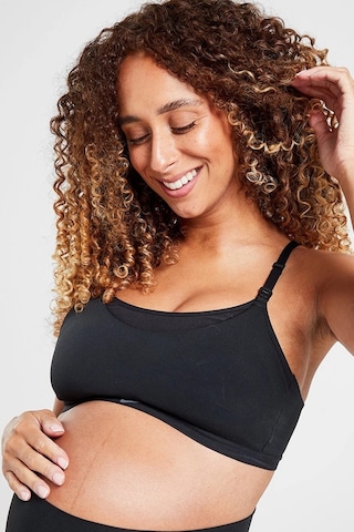Nike Alate Light Support Lightly Lined Nursing Sports Bra Maternity Hamile Emzirme Spor Sütyeni Siyah Siyah
