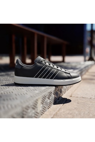 Adidas Grand Court 2.0 Erkek Spor Ayakkabı Js1739 Siyah