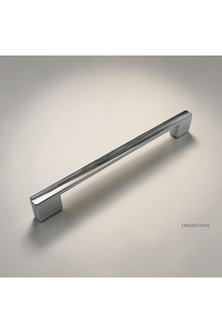 5 Adet Nergis Krom Dolap Kulpu 4 Delikli Çift Ölçülü Metal Mobilya Kulpu 96 128/160 192/224 256 Mm 96- Diğer