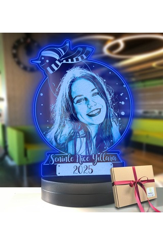 Sevgiliye Yılbaşı Hediyesi Sevgiliye Özel Resimli Kar Küresi 3d L