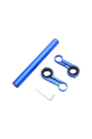 Yaleker Alüminyum Bisiklet Uzantı Kolu - Tek Çubuk Kırmızı, Lambalar Ve Saatler İçin Fonksiyonel Ekipman