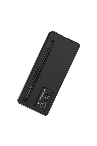 Samsung Uyumlu Galaxy Z Fold 2 Kılıf Zore Espen Kılıf Siyah