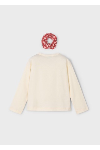 Mayoral Kız Çocuk Saç Bantlı Sweatshirt KREM