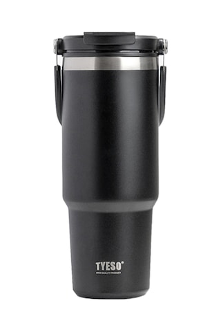 Tyeso Dailyneed Termos Vakumlu Paslanmaz Çelik İki Katmanlı 900ml Siyah