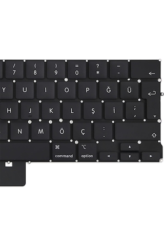 Apple Uyumlu MacBook Pro M2 13" 2022 A2338 Klavyekeyboard Tr Q Büyük Enter
