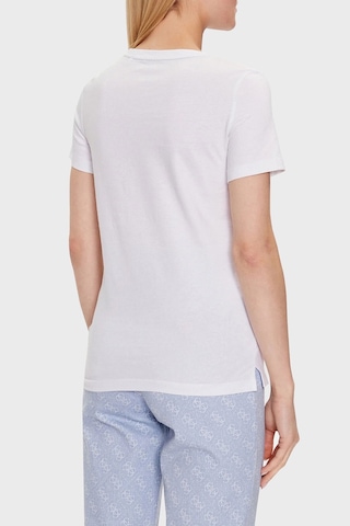 Guess Marka Logolu Kadın T-shirt Beyaz