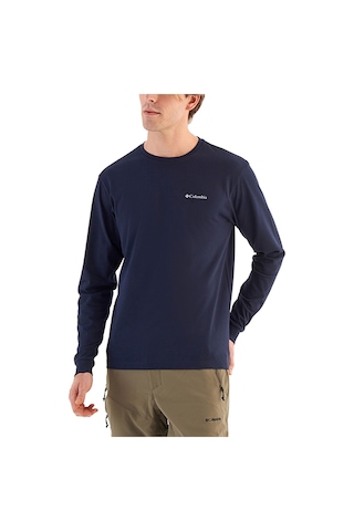 Columbia Erkek Uzun Kollu T-shirt Lacivert