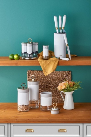 N3297 Lilyum Niş Silindir 6 Lı Bıçak Seti