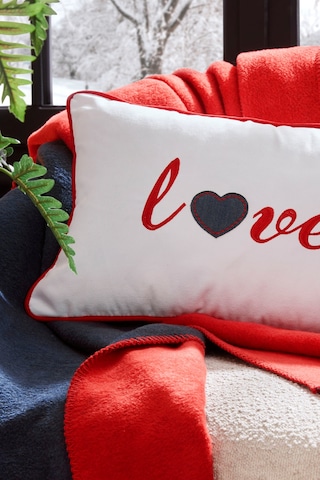 Özdilek Love Dekoratif Yastık 31x50 Cm Beyaz