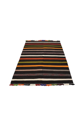 Zehra Abla Halı El Dokuma Seçkin Otantik Şarköy Perde Yün Kilim 7066 Çok Renkli