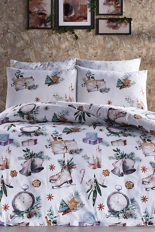 Doqu Home Poly Cotton Skate Çift Kişilik Nevresim Takımı Çok Renkli