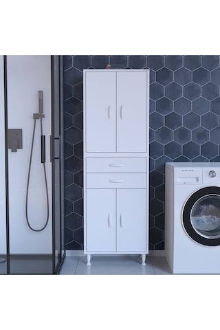 Yatak Odası Dolabı Gardırop Banyo Dolabı Mutfak Dolabı Çok Amaçlı Dolap Beyaz