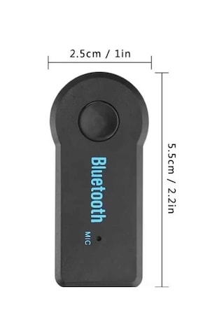 Vexor Yeni Nesil Bluetooth Aux Araç Kiti Siyah Tv Tablet Telefon Araç Araba
