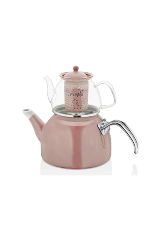 NEVA N2495 SWEET CAM DEMLİK SETİ ROSE CHOCOLATE