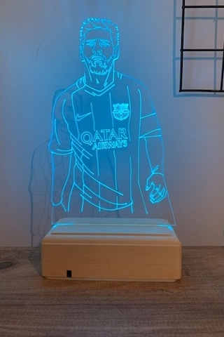 Lionel Messi 16 Renk Gece Lambası