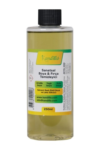 Sanatsal Boya Ve Fırça Temizleyici Sıvı 250 Ml. Brush Cleaner