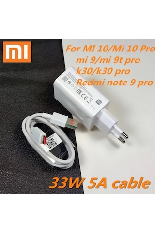 Axya Xiaomi Turbo Şarj Aleti Mdy-11-Ez Type C 33W Note 10/10 Pro