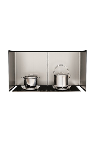 Snapbuy Paslanmaz Çelik Yağ Sıçratmaz, Ocak Koruyucu, Mutfak İçin Isı Ve Yağ Engelleyici 80x40x40cm