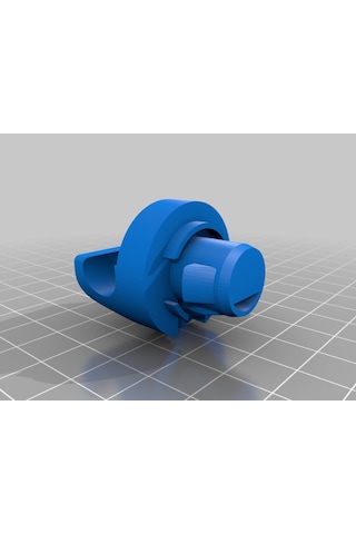 Nissan Güneşlik Gölgelik Tutucu Klips - 3d