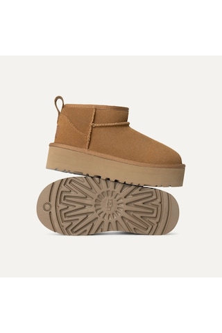 Chestnut Taba Bot Kız Çocuk 1157791k Ugg K Classıc Ultra Mını Platform Chestnut Taba