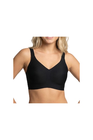 New Bra Newbra Lingerie 6155 Kadın Desteksiz C Cup Hayalet Sütyen Siyah