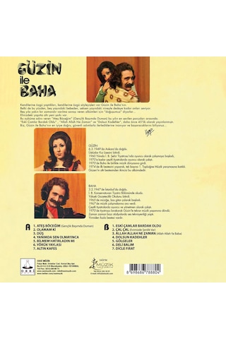 Güzin İle Baha Ateş Böceğim Plak