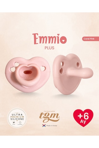Tgm Baby Ultra Premium Silikon Kalpli Emzik Plus Açık Pembe