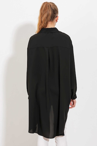 Gabria Oversize Gömlek Siyah