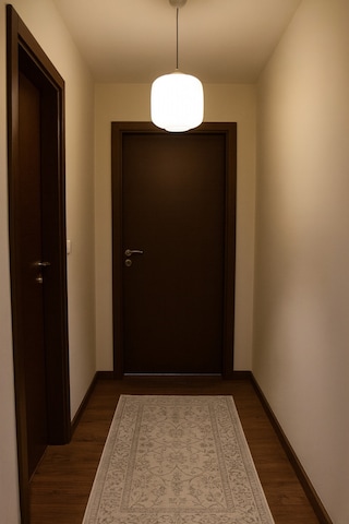 Kent Modern Tasarım Antre Hol Mutfak Çocuk Odası Salon Camlı Tekli Avize Beyaz Beyaz