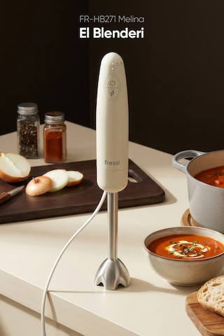 Fressi FR-HB271 1500 W Paslanmaz Çelik Bıçaklı Turbo El Blender