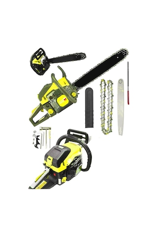 Waltmann Ekstra Güçlü 52cc 2.9 Hp 8000 Rpm Benzinli Testere Sarı