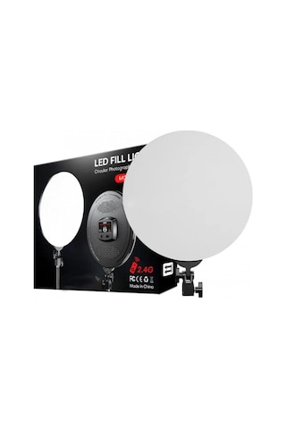 14 İnç Led Fill Light Işık Foto Video Işık Youtube,kuaför,dövme Çekimleri + 2 Metre Işık Ayağı