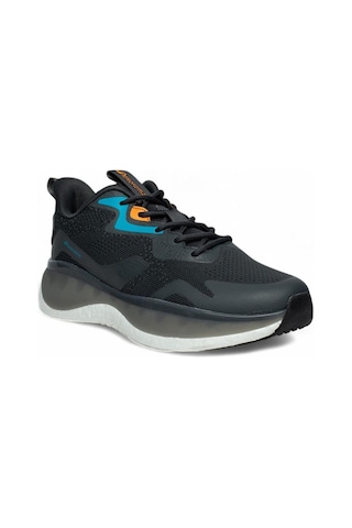 Celira Pnr Gri Siyah Triko Erkek Sneaker Spor Ayakkabı Siyah