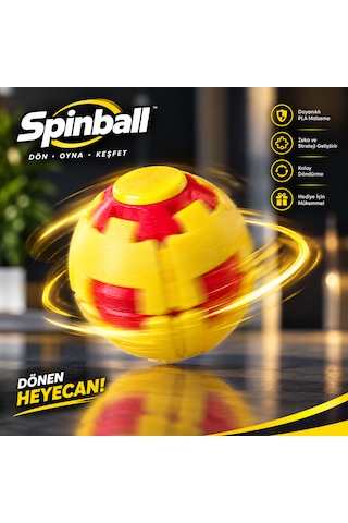 3d Baskı Spinball Döner Stres Topu Mekanik