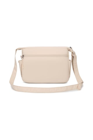 Smart Bags Mikro Poly Kumaş Postacı Kadın Çantası 3146 Bej