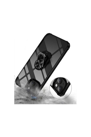 Apple Uyumlu iPhone 14 Kılıf Zore Mola Kapak Siyah