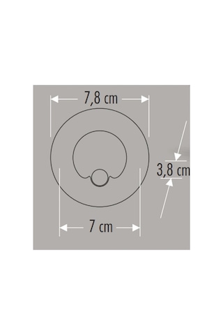 Eco Lounge Cata Ct 5174 1.5w Radar Sensörlü Koridor Aydınlatması 3200k Gün Işığı Çok Renkli