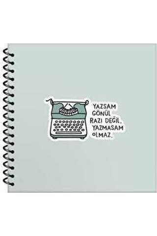 Hisli Şeyler16x15 50yp Çiz.spr S.kap Stickerlı Dft