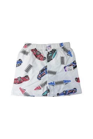 Sedef Yıldızı 12 Li Paket Sedef Yıldız Erkek Çocuk Desenli Penye Boxer