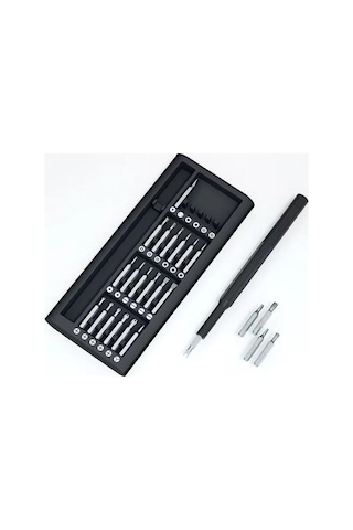 25 Parça Çok Fonksiyonlu Hassas Tornavida Seti - Telefon Tablet Elektronik Tamir Tornavida Seti
