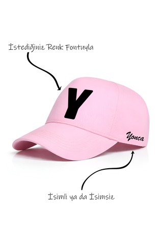 Ogc Y Harfi Unisex Şapka Pembe